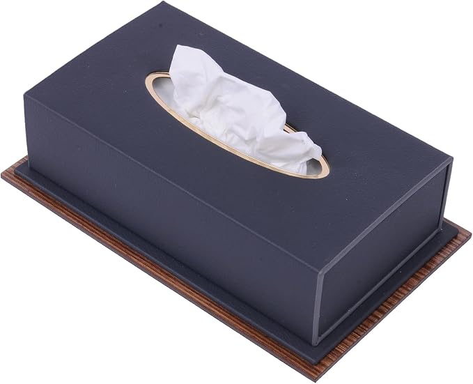 Star Lux Bonded Leather Executive Desk Set – Luxury Desk Organizer & Office Accessories, 14-Piece Set with Desk Mats, Double Document Tray, Clock & Gift-Ready Design