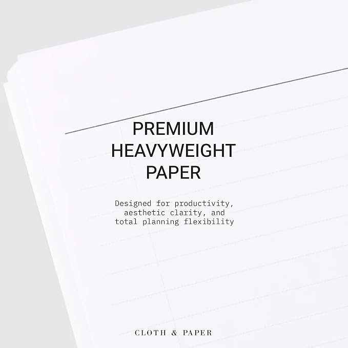 Cloth & Paper Travel Notebook | Task Planner – Ristretto | Pocket Plus To-Do List Planner Notebook 3.2" x 6" | Productivity Planner for Tasks, Priorities, Lists & Daily Planning – Soft Touch Cover