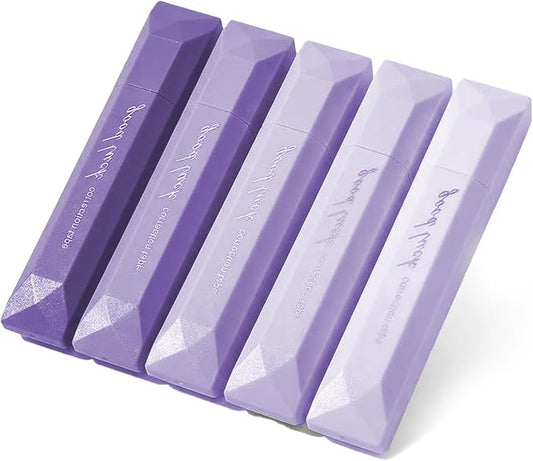 5Pcs Mini White Out Correction Tape, Portable White Out Tape for School Office Students Writing Supplies (Purple)