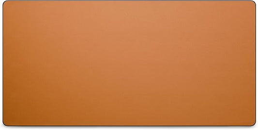 Jotsome Leather Desk Pad Mat, Non-Slip Desk Blotter Pad - Desk Protector for Office, Home, Laptop, and Desktop (Tan, 34" x 17")
