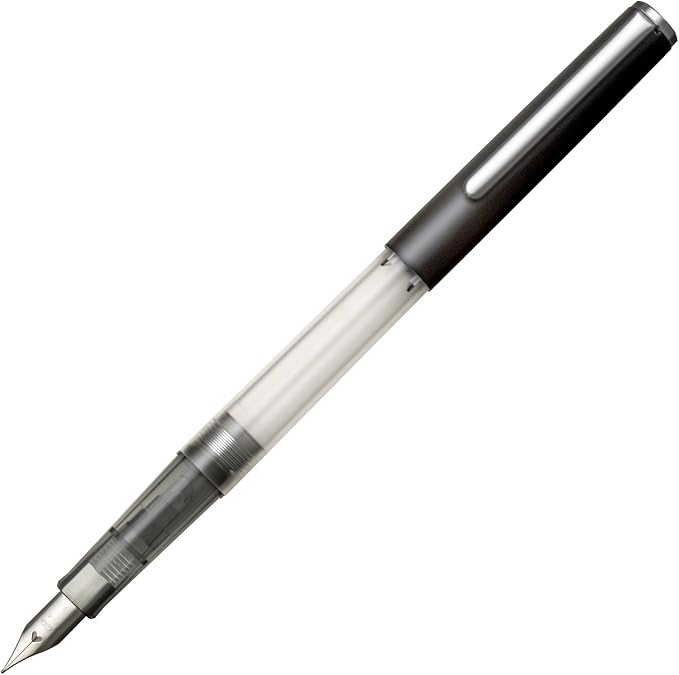 Sailor HighAce Neo Clear Beginners Fountain Pen, Steel Nib, Fine, Black Body (11-0119-220)