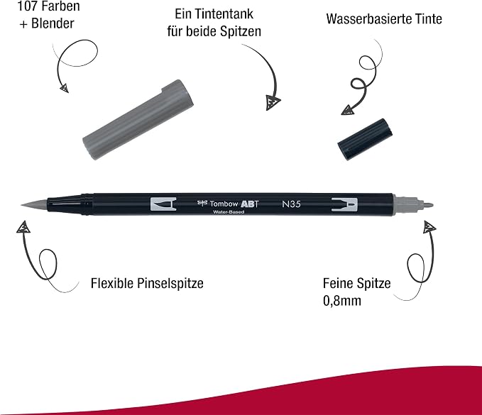 Tombow Dual Brush Pen, Abt, N35 (AB-TN35)