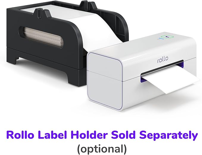 Rollo Direct Thermal Shipping Labels - Pack of 500 4x6 Thermal Labels Fanfold - Perforated and Strong Adhesive (Commercial Grade)