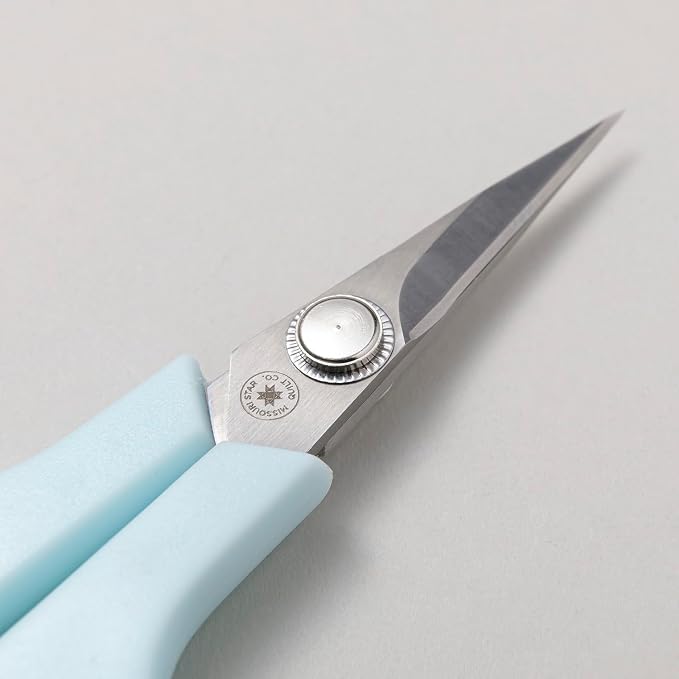 Missouri Star Small Scissors 4.5” - Mini Scissors All Purpose for Cutting Fabric, Sewing, Crafting - Ultra Sharp with Comfort Grip and Blade Cover, NOT8077