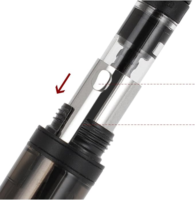 JINHAO 20 transparent Gold Clip Resin Press Fountain Pen EF F Nib Ink Pen With Converter School Office Stationery Gift