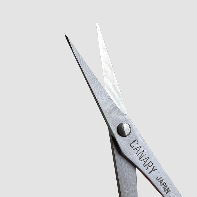 CANARY Small Precision Scissors - 4" with One Extra Pointed Tip, Mini Scissors for Paper Cutting, Paper Crafts, Kirie Art, Made in Japan