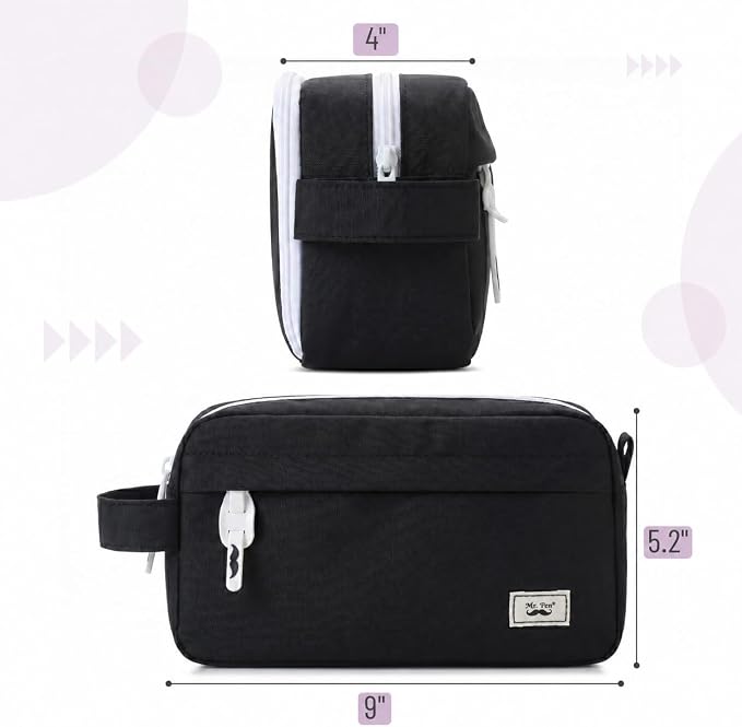 Mr. Pen- High Capacity Pencil Case, Large Pencil Pouch with 3 Compartments and 2 Pockets, Large Pencil Bag with Smooth Zipper, Cute Pencil Case Pouch Organizer, School Supplies for Teens