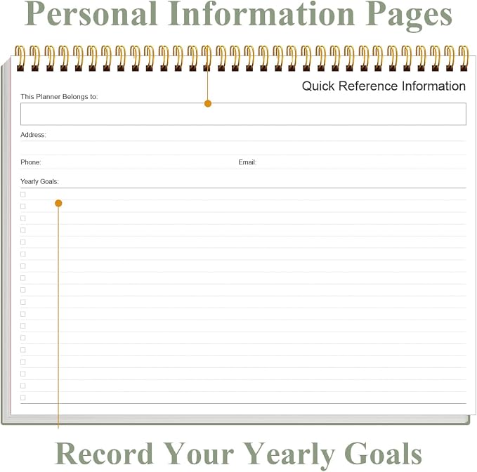 Weekly Productivity Planner - 8.5" x 11" Dashboard Desk Notepad Has 6 Focus Areas to List Tasks for Goals, Projects, Clients, Academic or Meal-Organize Your Daily Work Efficiently, 54 Weeks, Green