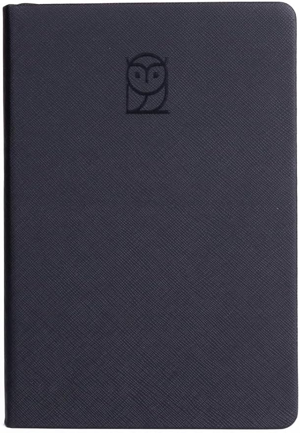 Wyze Planner Undated Daily Planner – 6-Month A5 Productivity Organizer with Full Page Per Day, ADHD Friendly, Hourly Schedule, Goal Setting, Habit Tracker, Weekly & Monthly Pages – Hardcover Time Management Notebook (Black)