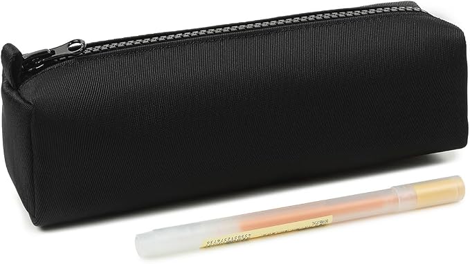 Pencil Case Lightweight and Durable Ideal Pencil Pouch for School and Office Supplies (Black,Oxford)