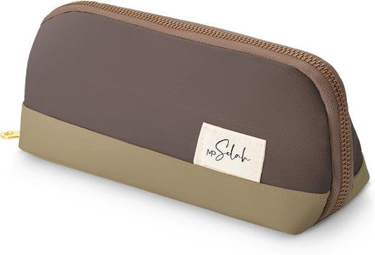 Mr. Pen- Wide-Opening Pencil Case, Triangle Design | Compact & Spacious Pencil Cases with 5 Mesh Pockets, Bag Pouch, Box Organizer for Students, School Supplies, Aesthetic Supply