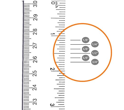 30 Pack Clear Plastic Ruler 12 Inch Flexible Ruler Straight Ruler With Inches and Metric for School Classroom Office
