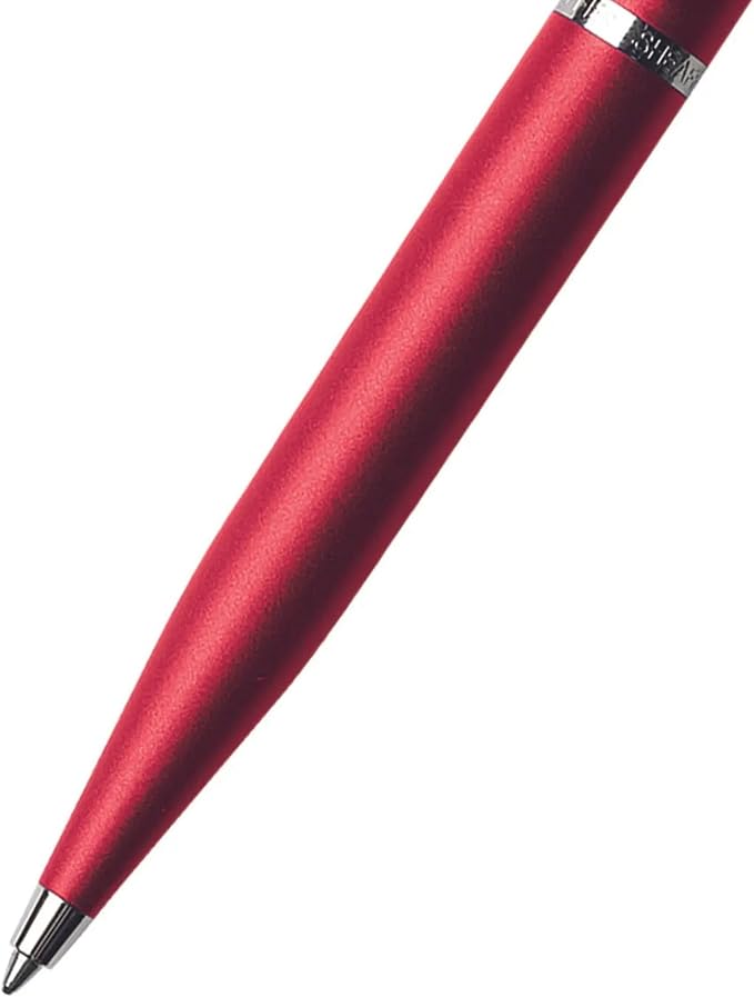 Sheaffer VFM Excessive Red Ballpoint Pen with Chrome Trim
