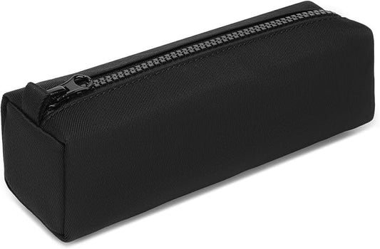 Pencil Case Lightweight and Durable Ideal Pencil Pouch for School and Office Supplies (Black,Oxford)