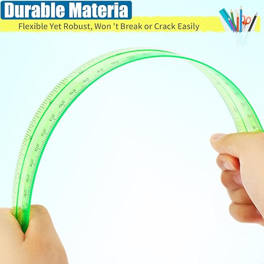 Ruler, 64 Packs 12 Inch Clear Plastic Rulers Bulk for Classroom, Transparent Assorted Color Ruler with Centimeters and Inches, Metric Rulers for Kids, Ideal Back to School Office Home Supplies