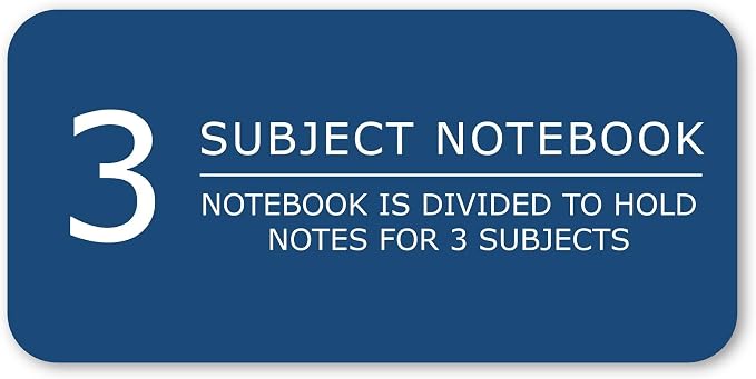 Roaring Spring Environotes Recycled Spiral Notebook, 3 Subject, 11" x 9", 120 Perforated Sheets, 20 lb Bio-Based Paper, College Ruled w/ Margin, Assorted Earthtone Covers, Double Pocket, 2 Dividers, Made in USA