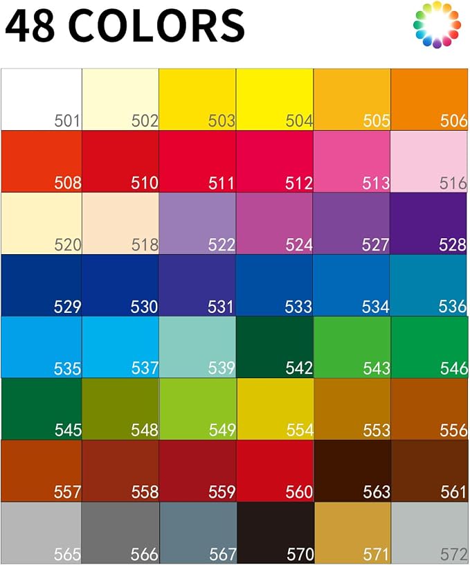 48 Oil-Based Colored Pencils for Adult, Smooth Coloring Pencils | Soft Core, Wooden Hexagonal Barrel, Metal Box, Ideal for Sketching, Drawing, Blending, Shading, Great for Art Lovers & Pros
