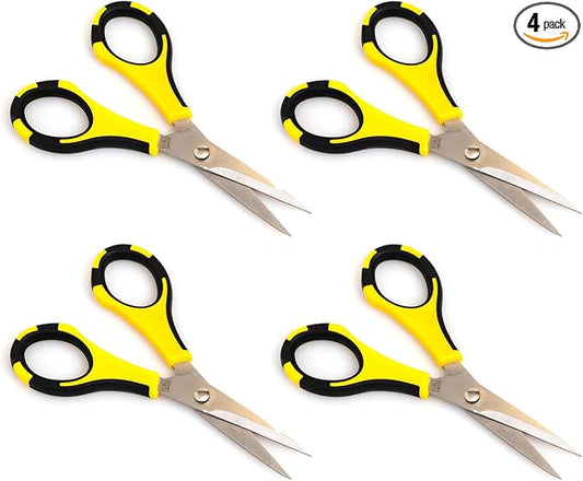 American Crafts Cutter Bee Herb Scissors 4/Pkg-Yellow/Black