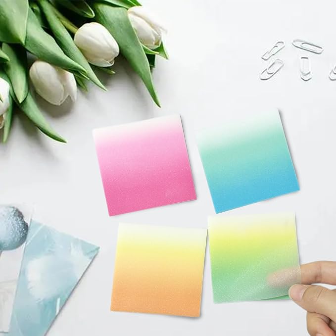 Transparent Sticky Notes,Clear Sticky Notes,3x3 Inch Sticky Note 200 Sheets