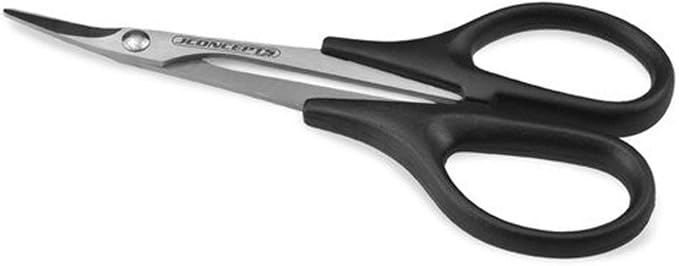 JConcepts Inc. Precision curved scissors stainless steel Black JCO2373 Electric Car/Truck Option Parts