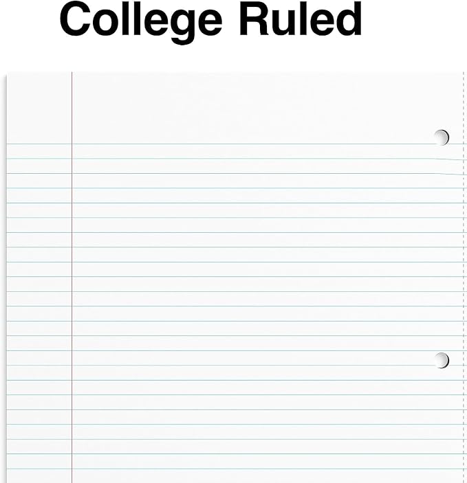 STAPLES Durable Poly Cover 1‑Subject Notebook, 8.5” x 11”, College Ruled, Pink