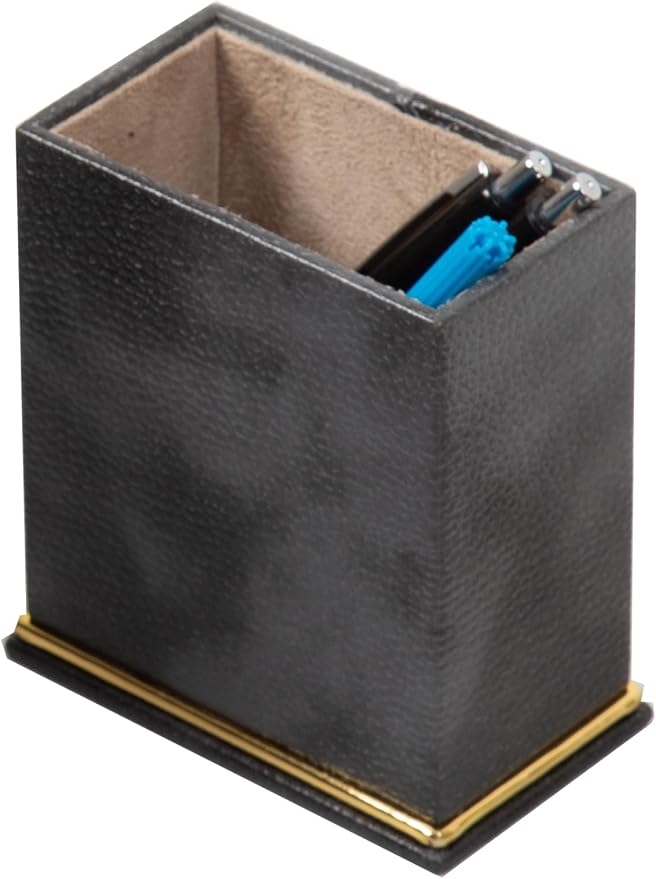 Cloud Luxury Leather Desk Set – 10 Piece Executive Desk Organizer with Desk Pad, Double Document Tray, Pen Holder, Memo Holder, Business Card Holder & Phone Stand – Gold Office Accessories (Gray)