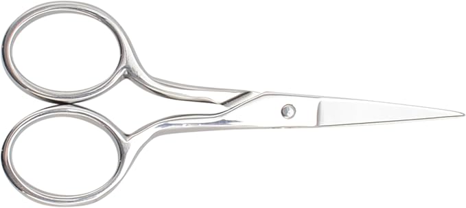 Westcott 4in Forged Paper and Fabric Scissors, Precision Scissors for Embroidery Detail, Sewing and Crafts
