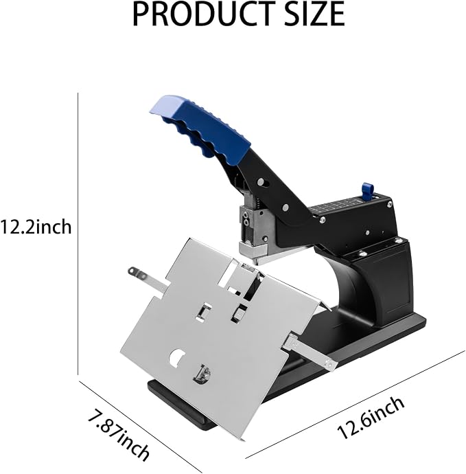 Heavy Duty Stapler with 3000 23/6 Staples, Flat Stapling & Saddle Stapling Mode 2 in 1, Large Capacity Office Stapler for Paper Binding, Offices, Print Shops