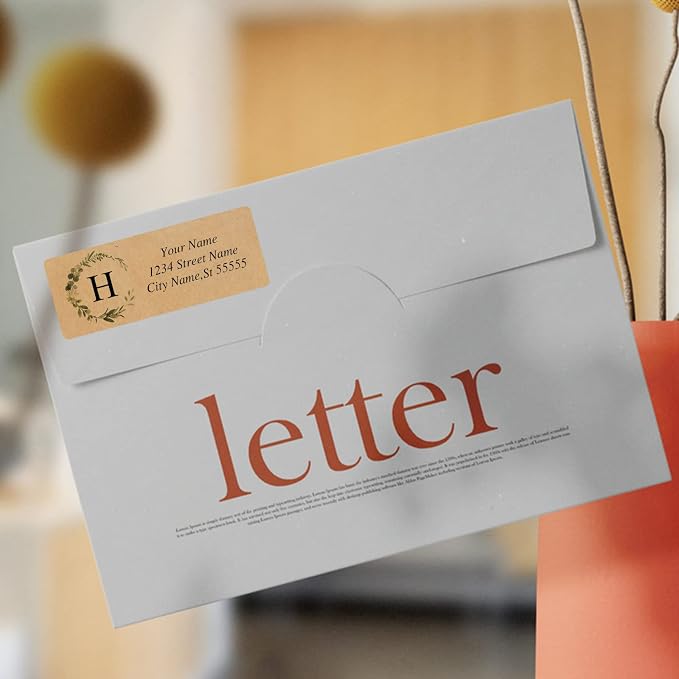 Custom Address Labels-Personalized Address Labels, Return Address Labels with Strong Adhesion,Can Be Used for Cardboard,Paper,Plastic Glass Metal (2.6x1 Inch, Set of 100)