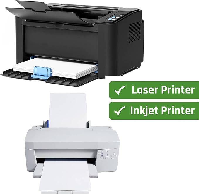 MPRT 2" x 4" Shipping Address Labels 5000 Label Stickers Paper for Laser & Inkjet Printer 10 per Page Printable Mailing Labels - Matte, 500 Sheets | for Laser & Inkjet Printer 10 per Page Printable Mailing Labels - Matte, 500 Sheets