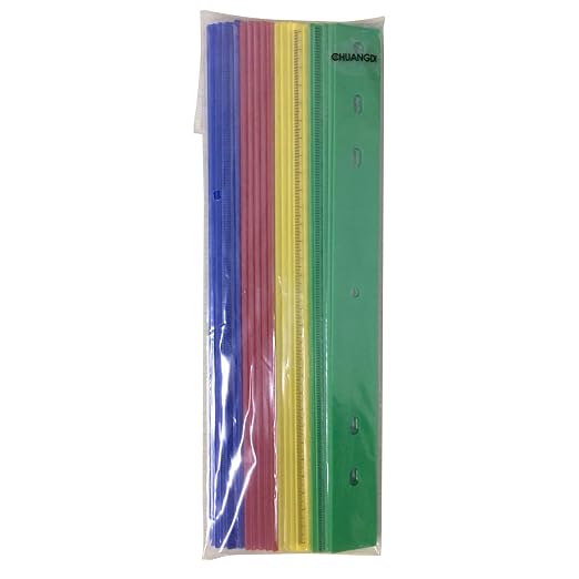 Chuangdi 20 Pcs 12 Inch Plastic Ruler Bulk for Classroom,Colorful,6 Hole | Kids Rulers for School, Home, Office, Dual Scale Design, Lightweight School Supplies