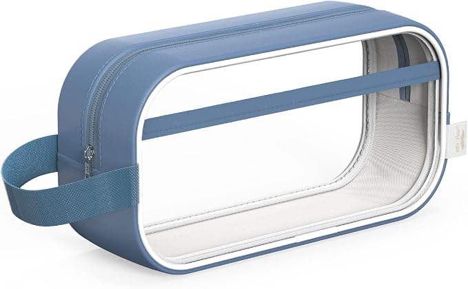 Mr. Pen- Clear Pencil Pouch, Large Capacity Makeup Pouch | Clear Pen Pencil Case, Cosmetics Bag, Multi-Purpose for Travel, School, Teen Girls, Transparent Stationary Bag