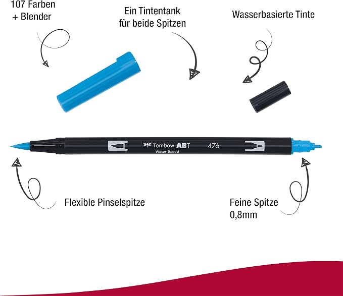 Tombow Dual Brush Pen, ABT, No. 476 (AB-T476)