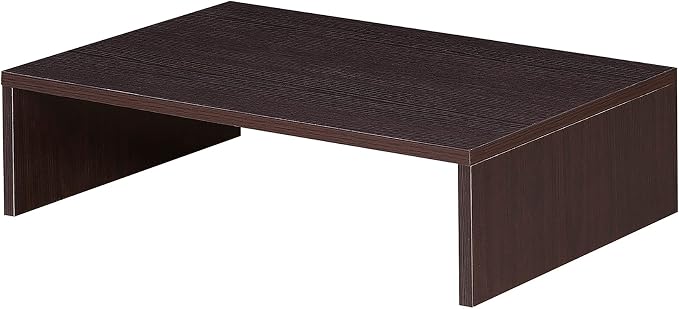Convenience Concepts Designs2Go Small TV Riser 23.75", for TVs up to 26" - Contemporary TV or Computer Riser for Living Room, Modern Office, Den, Espresso