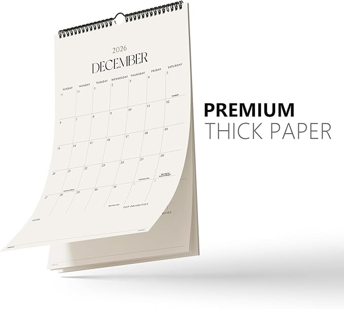 Jotsome Wall Calendar 2026-2027, Large Monthly Wall Calendar From August 2026 to December 2027 11x17 inch for Home and Office, Easy Planning, Gift for the Holidays