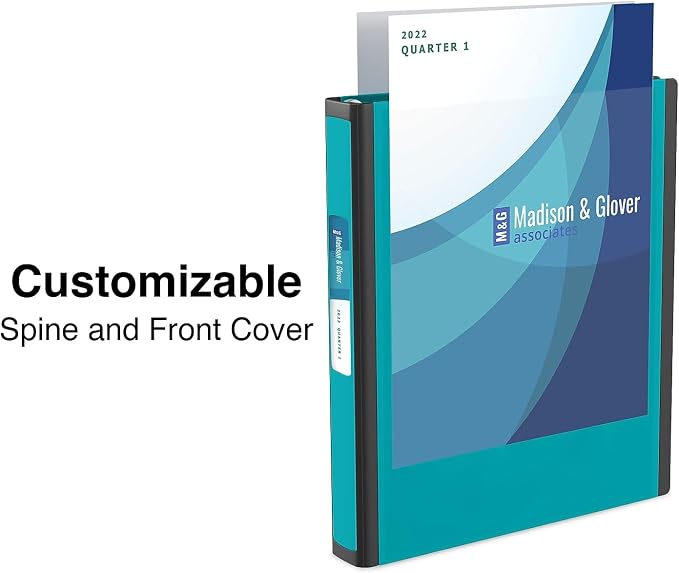 Staples 1-Inch 3-Ring Better Binder, Durable View Binder for Everyday Organization, Teal, 3-Pack