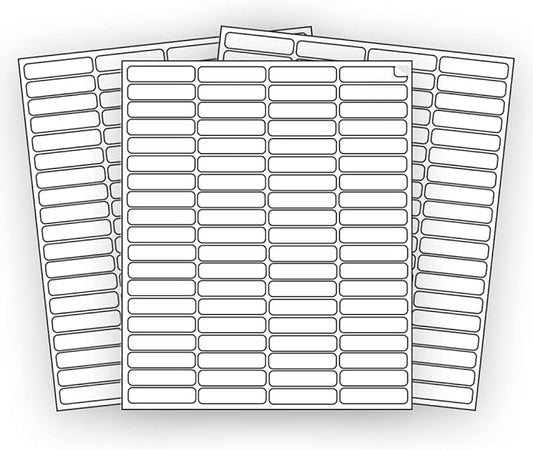 800 EcoSwift Shipping Labels 1 3/4 x 1/2 inches Mailing Address Return Inventory Blank White Self Adhesive for Laser Inkjet Printer 1.75 x 0.5
