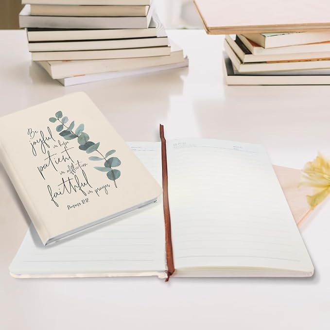 Encouraging Bible Verse Hard Shell Journal Notebook 200 Sheets (5.8 x 8.3) | Christian Gifts for Women, College Ruled Notebook, Inspirational Notebooks, Journals for Writing Planner Note Taking