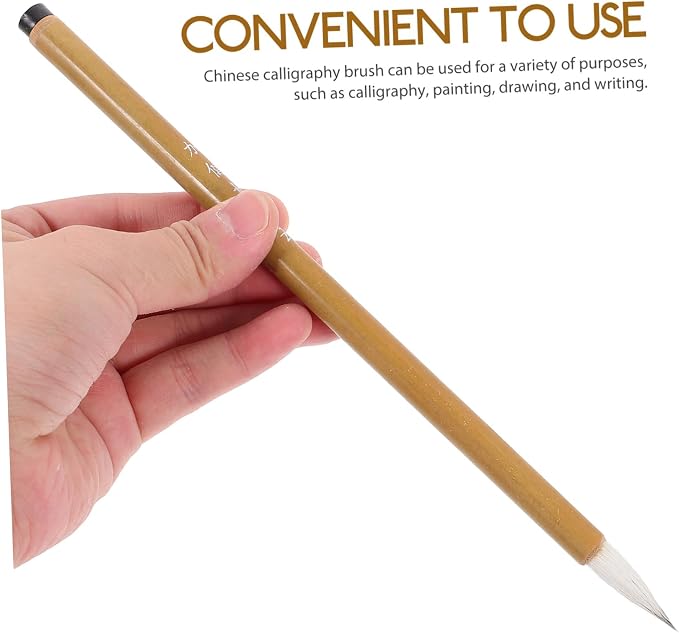 LALAFINA 12 Pcs Chinese Calligraphy Brush Set Sumi Brushes for Ink Traditional Calligraphy Brush Pen for Beginners Writing Drawing Painting 8.66 in