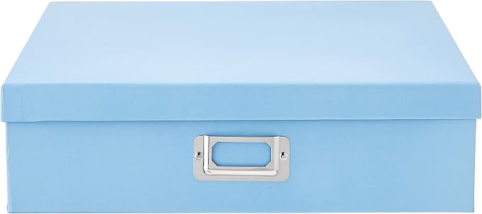Pioneer Jumbo Scrapbook Storage Box, Sky Blue