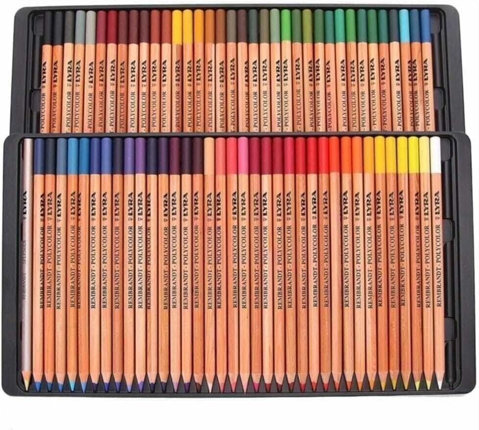 Lyra Rembrandt Polycolor Art Pencils, Set of 72 Pencils, Assorted Colors (2001720)