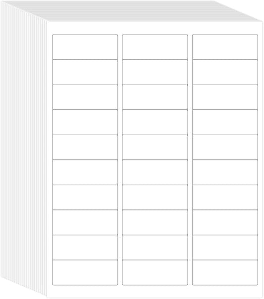 L LIKED Printable Address Labels, 1" x 2-5/8", 15000 Labels, 30 per Sheet, Blank Mailing Labels for Envelopes (500 Sheets)