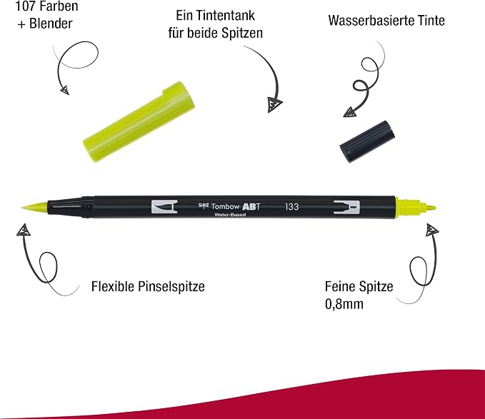 Tombow Dual Brush Pen, ABT, No. 133 (AB-T133)