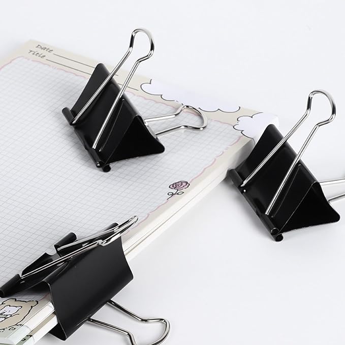12 Pack Extra Large Binder Clips 2 inch Big Paper Clips for Office Home School