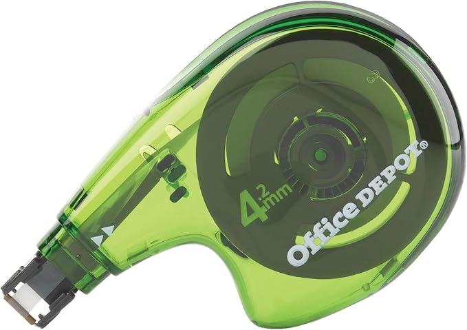 Office Depot® Brand Side-Application Correction Tape, 1 Line x 392", Pack of 16 Cartridges