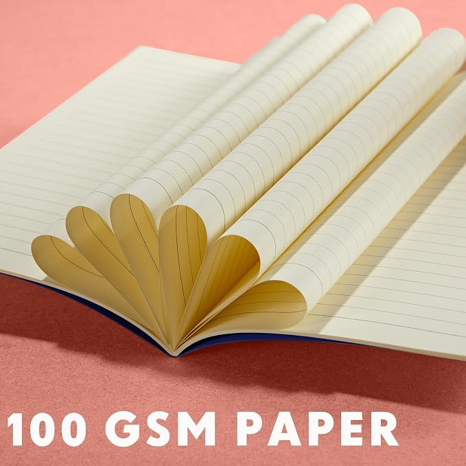 Mimorou 100 Pcs Journals Notebooks Bulk - Kraft Softcover A5 Small Notebooks 5.5 Inch x 8.3 Inch Notepads with 60 Page 30 Sheet for Writing Sketch Travel Office Supplies(Bright Color,Lined)