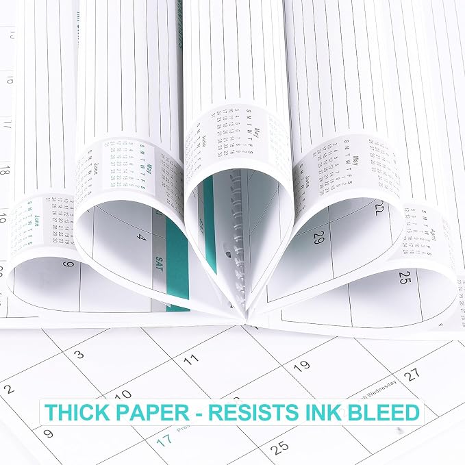 2026-2027 Wall Calendar - 2 Pack Monthly Wall and Desk Calendars, 18 Months from Jul 2026 - Dec 2027, 11"x 8.5", Thick Paper