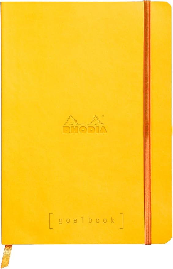 Rhodia Goalbook Journal, A5, Dotted - Daffodil Yellow