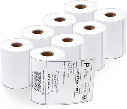 4x6 Shipping Labels, Direct Thermal Labels, DYMO 4XL 1744907 | Return Address Labels for Mailing, Packages - Compatible with Zebra, Rollo Printers - (2200 Count, 10 Rolls, Not 5XL)