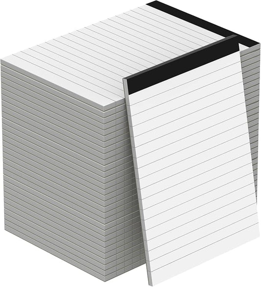 Nichela Notepad for Daily Planning and Organization of Work – 4 x 6-inches Lined Paper – Thick Bright White Paper – 30 Pages – Note Pads Ruled Pages – Pack of 30
